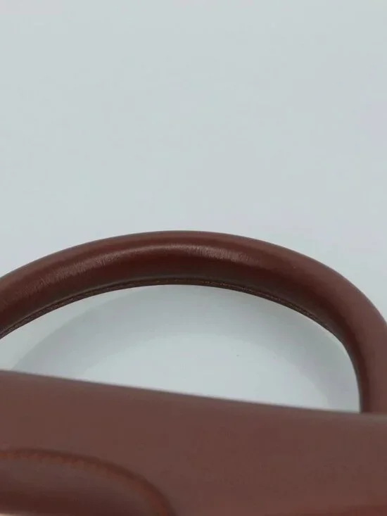 Salvatore Ferragamo Hand Bag Leather Brown Gold Auth mr885 - Picture 9 of 16